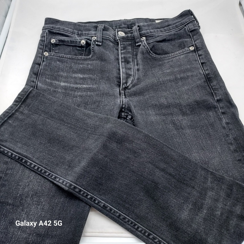 Rag & Bone Mens Fit 1 Extra Slim Jeans Faded Black Wash 29 M1224K302WBH USA Made